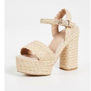 Worn once castaner platforms!